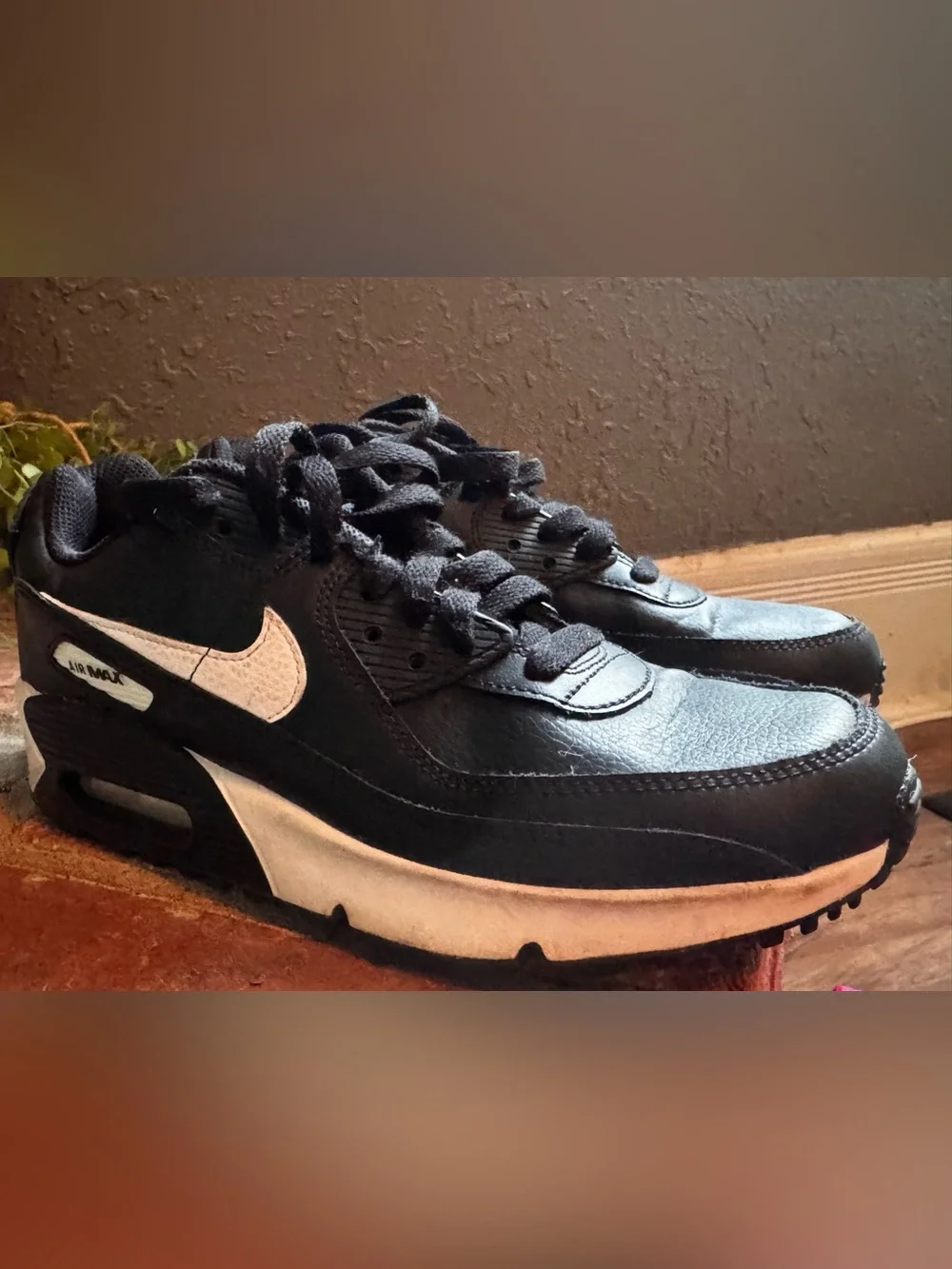 Nike Black and White Kids' Air Max Sneaker